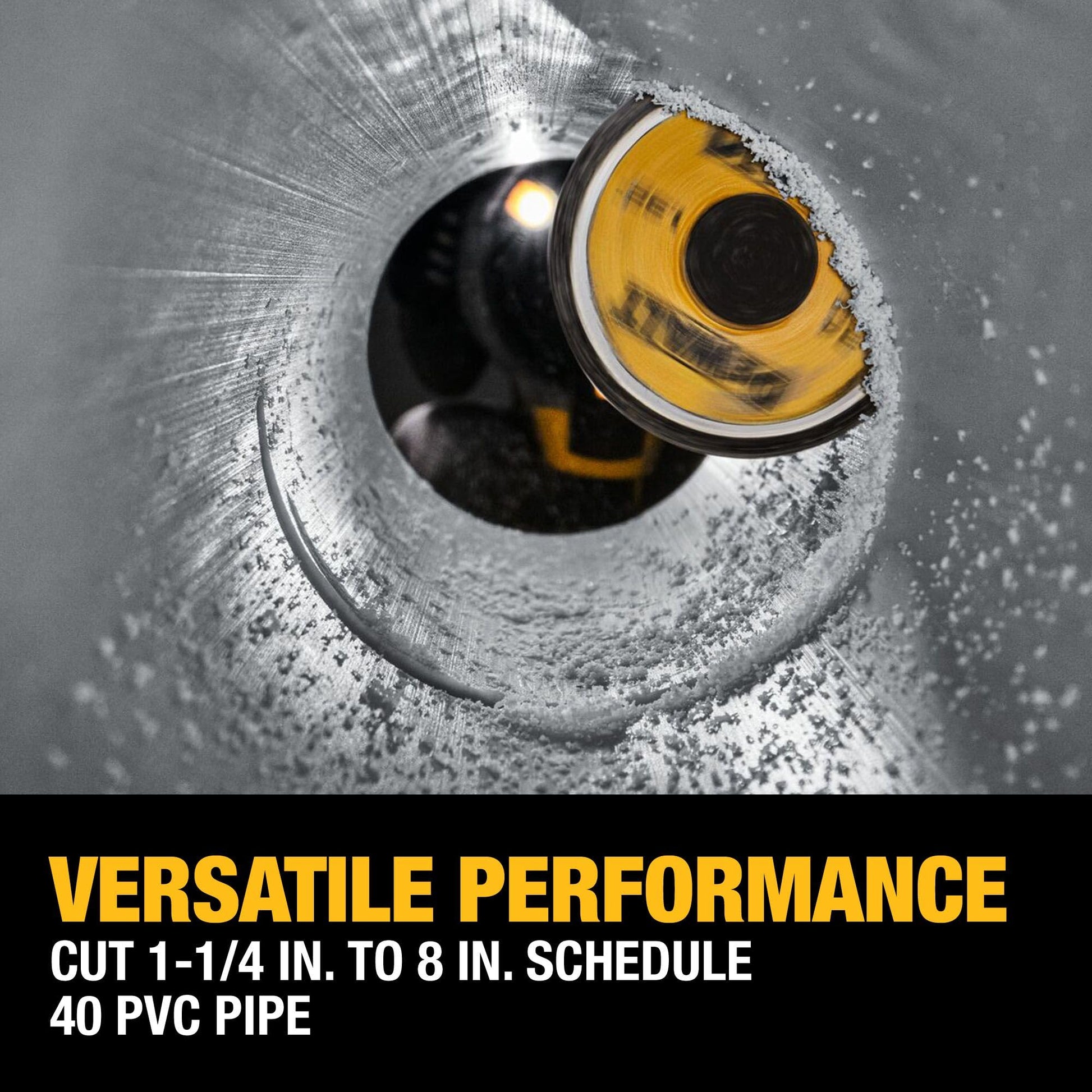 DEWALT Impact Connect Pipe Cutter, PVC Cutter, Diamond Grit Cutting Wheel (DWAIPCIR) DEWALT