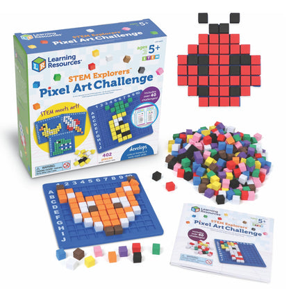 Learning Resources STEM Explorers Pixel Art Challenge Learning Resources