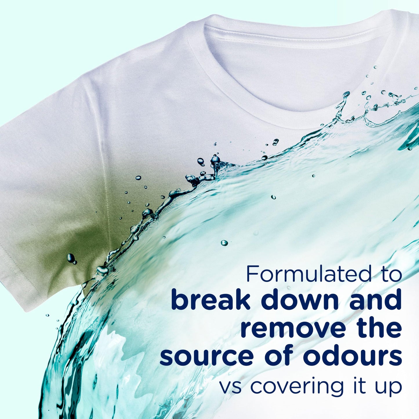 Downy Purifying Rinse Laundry Odour Remover, Cool Cotton Scent, Fabric Softener and Laundry Odour Removal Rinse, Fights Odours at the source, HE Compatible, 1.83 L