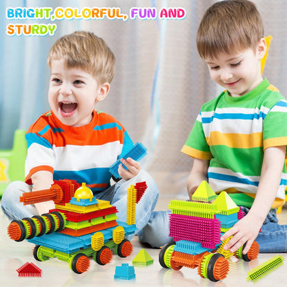 Feoxialy Stickle Bristle Building Blocks Bricks 108PCS Toys for Kids 3-5 🍁 All In One Marketplace Canada