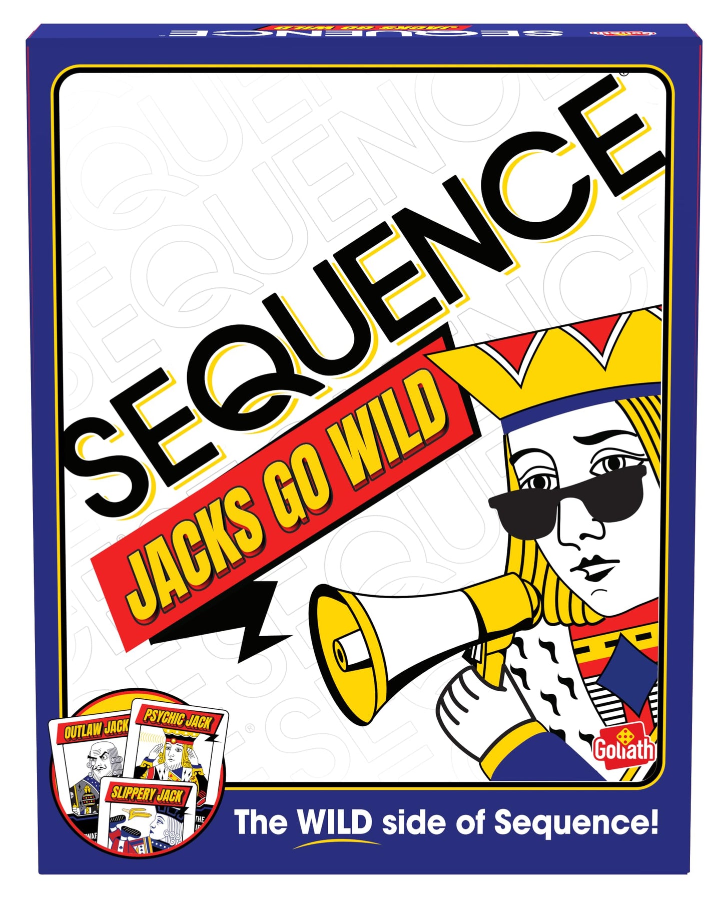 Goliath Sequence Jacks Go Wild! | Strategy Board Game Includes Additional Wild Jacks Cards | 2-12 Players, Ages 7+ Goliath
