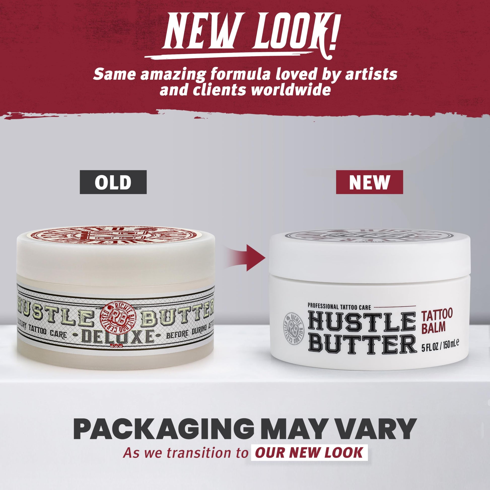 Hustle Butter Tattoo Aftercare 5oz Tattoo Balm, Heals + Protects New Tattoos and Rejuvenates Older Tattoos - 100% Vegan Tattoo Cream No-Petroleum - Available at All In One Marketplace Canada