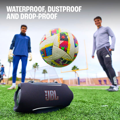 JBL Xtreme 5 - Portable Waterproof Speaker with Massive Legendary JBL Sound, Ambient Edge Lighting, and a Convenient Shoulder Strap - Squad