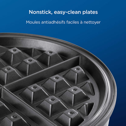 Oster Belgian Waffle Maker, 8", Stainless Steel Oster