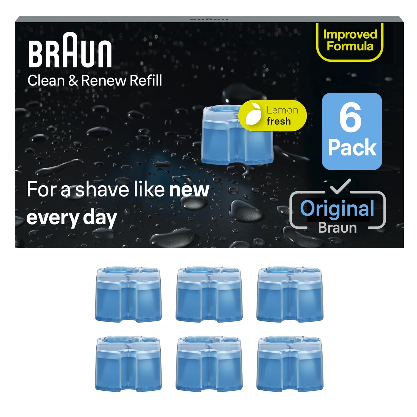 BRAUN REFILL CCR 3PK CLEAN CTR NA - Available at All In One Marketplace Canada