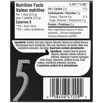 5 GUM Evolution Sour to Sweet Berry Flavour Changing Sugar-Free Chewing Gum, Fresh Breath Gum for On-the-Go & Sharing, 15-Sticks, 10 Packs