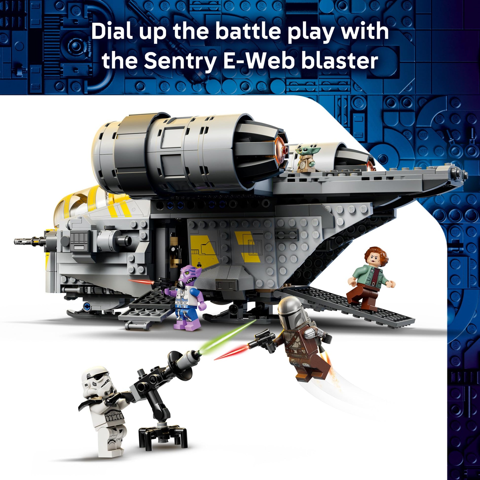 LEGO Star Wars: The Mandalorian and Grogu The Razor Crest Building Toy - Build and Display Set for Boys & Girls, Ages 10+ - Star Wars Gifts for Birthdays & Fans - 75447 LEGO