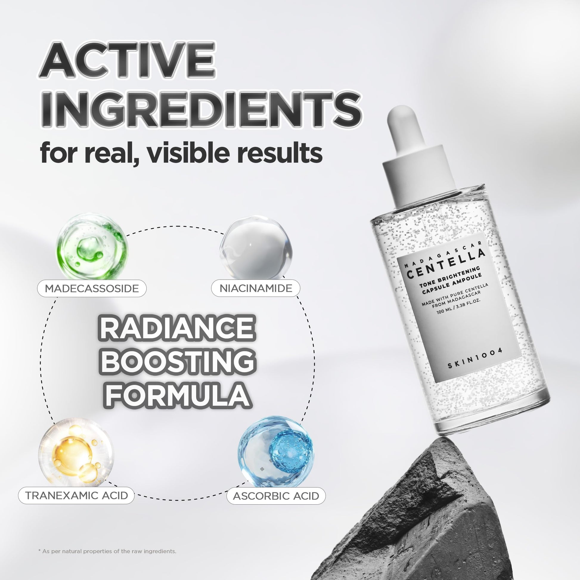 SKIN1004 Madagascar Centella Tone Brightening Capsule Ampoule 100ml, 3.38 fl.oz - Available at All In One Marketplace Canada