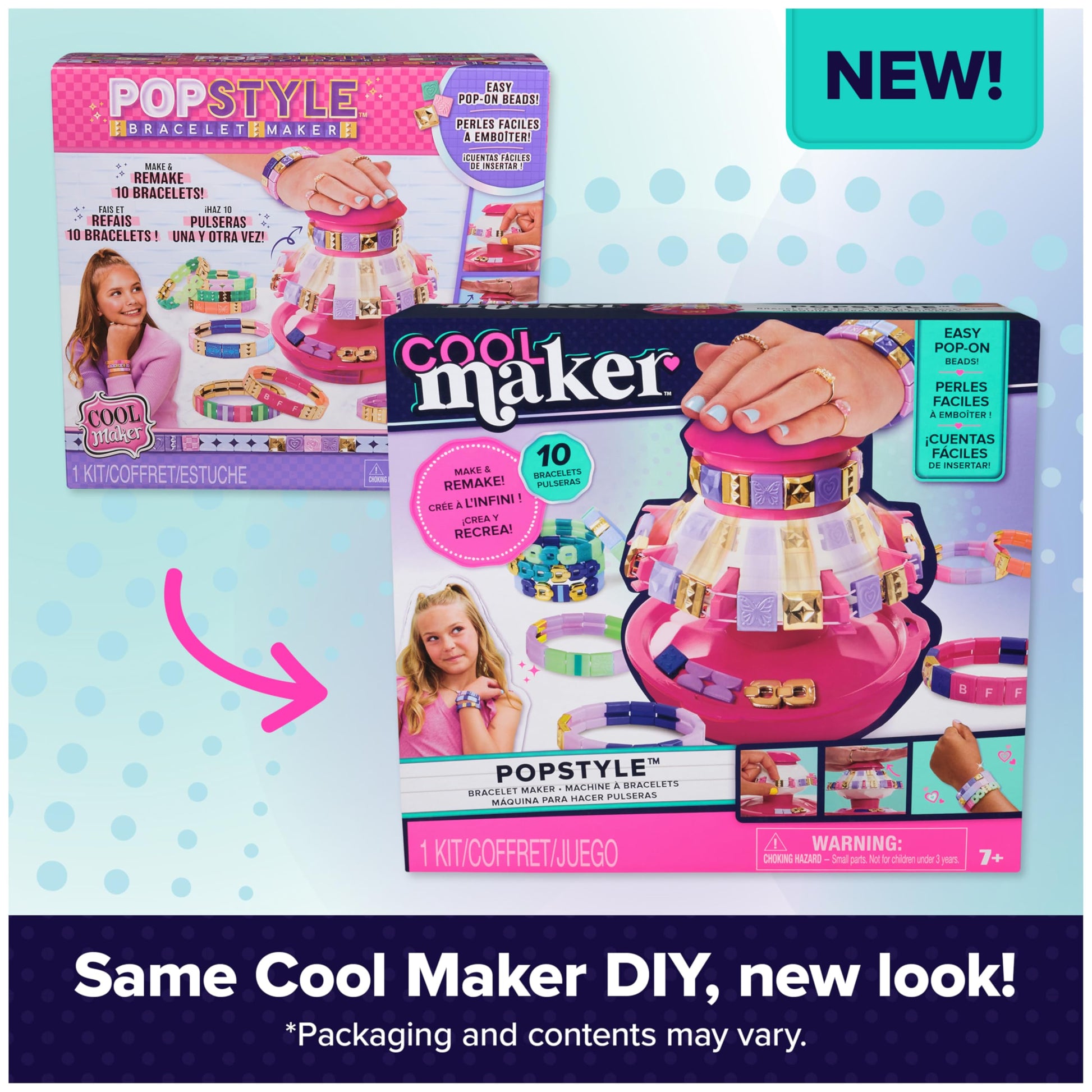 Cool Maker PopStyle Bracelet Making Kit, Ages 7+ Cool MAKER