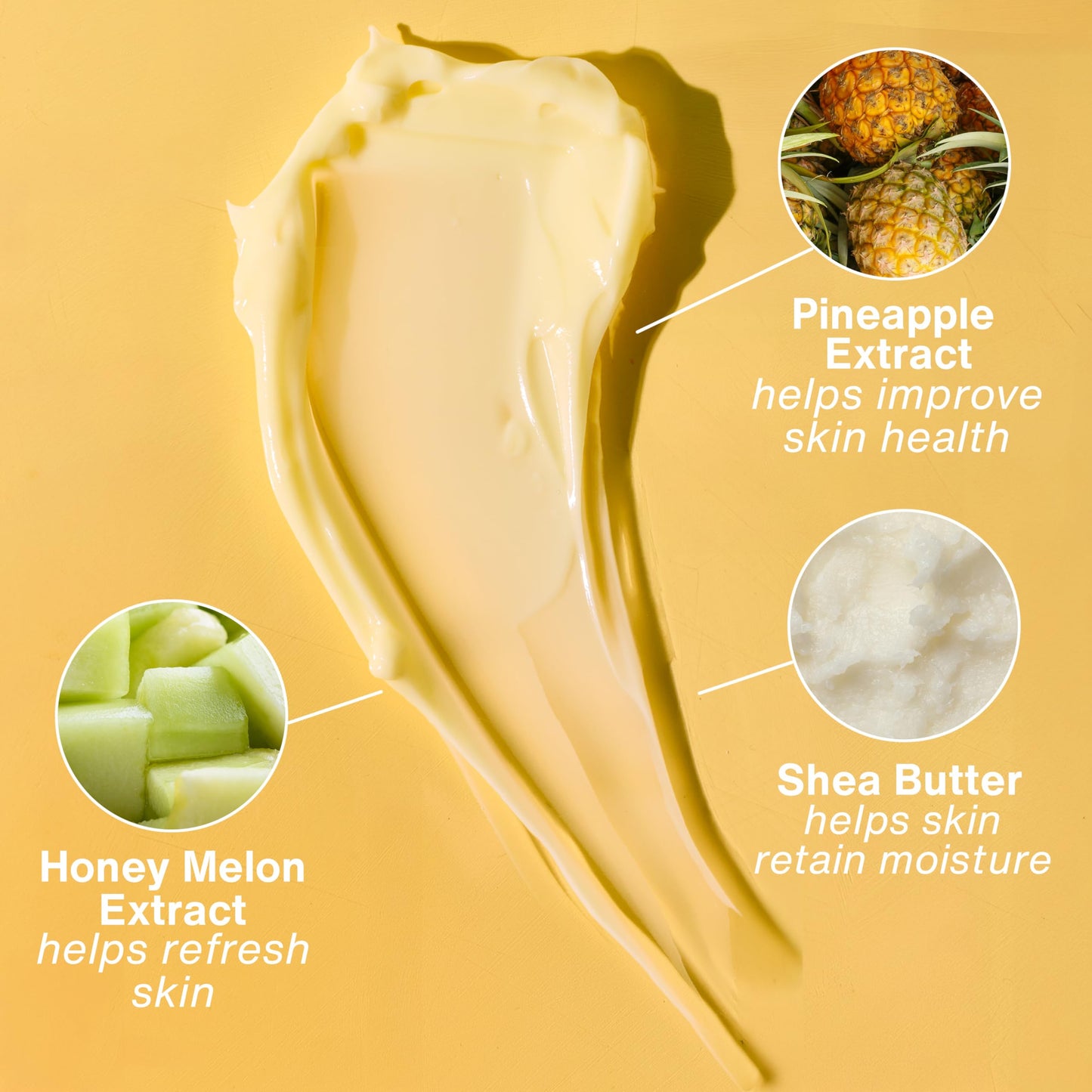 Hempz Sweet Pineapple & Honey Melon Moisturizing Skin Lotion, Natural Hemp Seed Herbal Body Moisturizer with Jojoba, Natural Extracts, Vitamin A and E, 17 oz