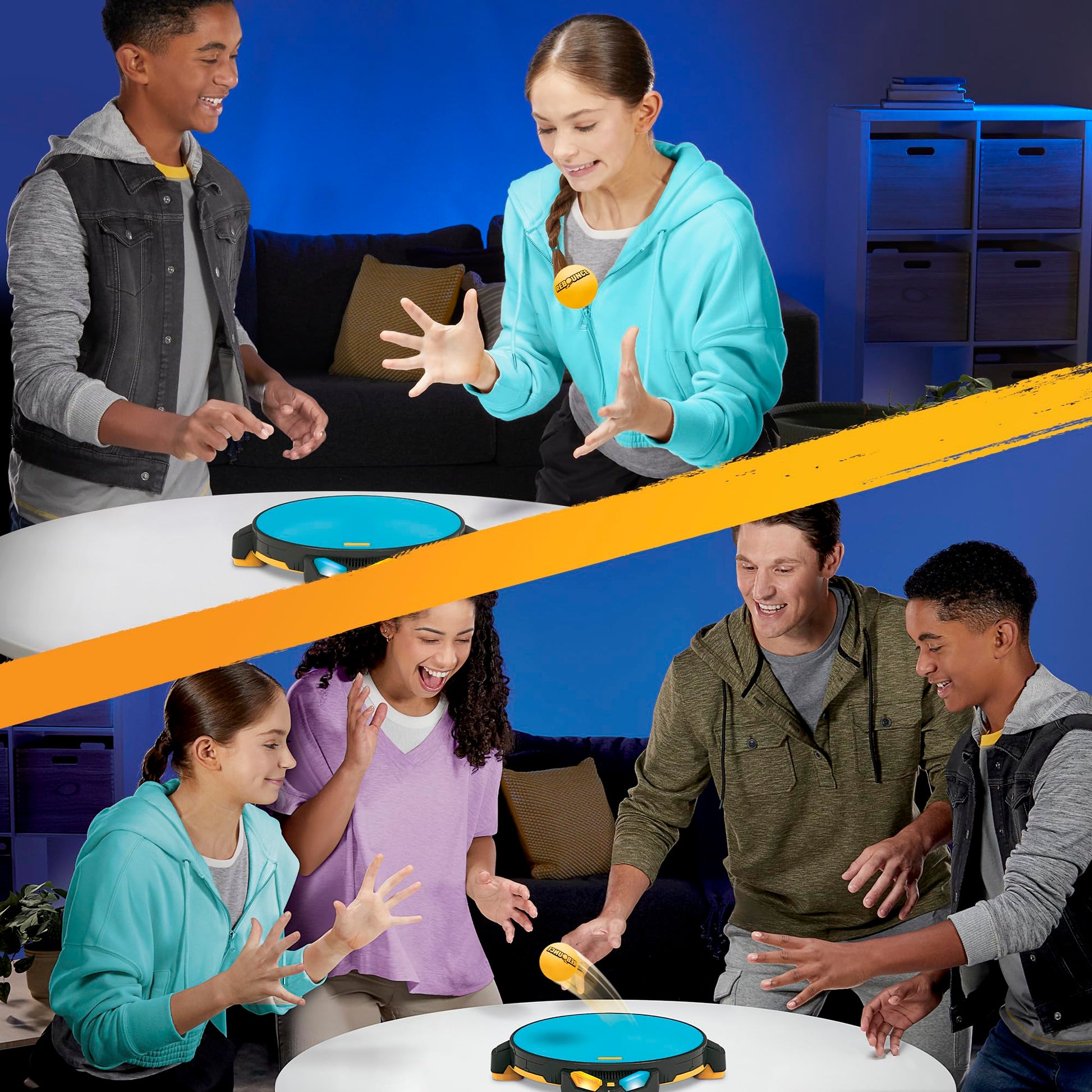 Rebounce Game | Indoor and Outdoor Electronic Action Game for Kids, Teens, and Adults | Ages 8+ | 2 to 6 Players | 10 Mins. | Family Travel Games (English Version) 🍁 All In One Marketplace Canada Hasbro Gaming