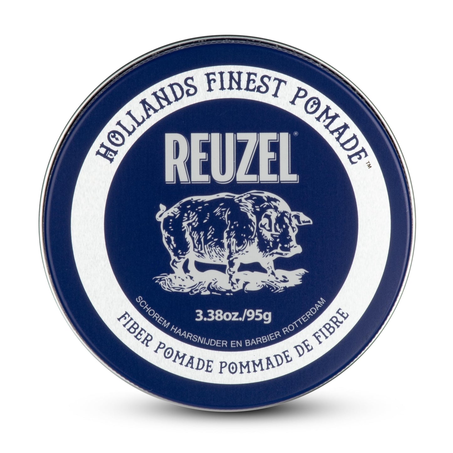 Reuzel Fiber Pomade Strong Hold Hair Styling Pomade for Men & Women, Low Shine, Texturizing & Volumizing For a Fuller Look, Firm Flexible Reworkable, Vanilla Mint Scent 95g REUZEL