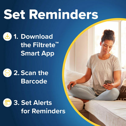 Filtrete 14x25x1 Furnace Filter, MPR 300, MERV 5, Clean Living Basic Dust 3-Month Pleated 1-Inch Air Filters, 6 Filters