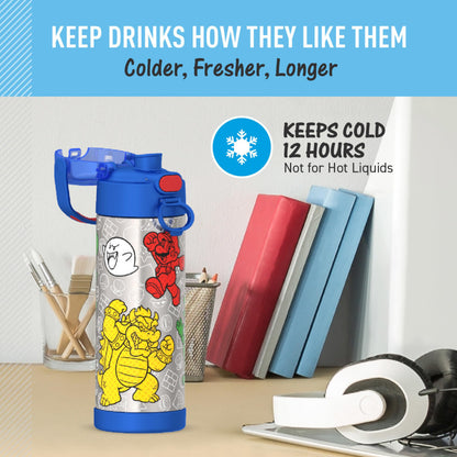 THERMOS FUNTAINER Water Bottle with Spout, 16oz, Mario 🍁 All In One Marketplace Canada