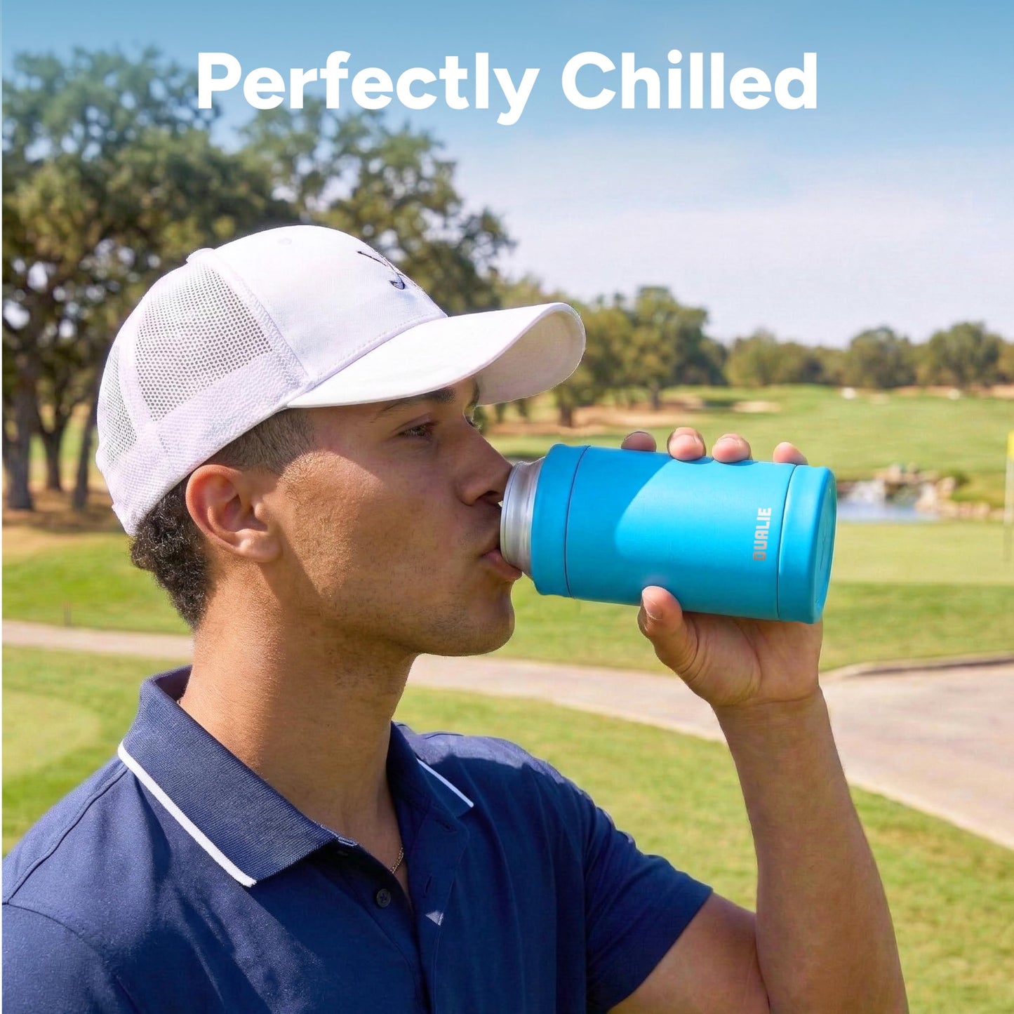 DUALIE 3 in 1 Insulated Can Cooler - Universal Size for 12 oz Cans, Slim Cans, and Bottles - Glacier 🍁 All In One Marketplace Canada