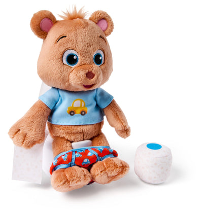 Ms. Rachel Potty Time with Bean, 11” Plush Teddy Bear with Play Toilet & Accessories, Toddler Toys for Girls & Boys for Ages 18 Months to 3+