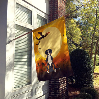 Drapeau de maison en toile Caroline's Treasures BB4303CHF pour Halloween avec Grand bouvier suisse, Grand, Multicolore