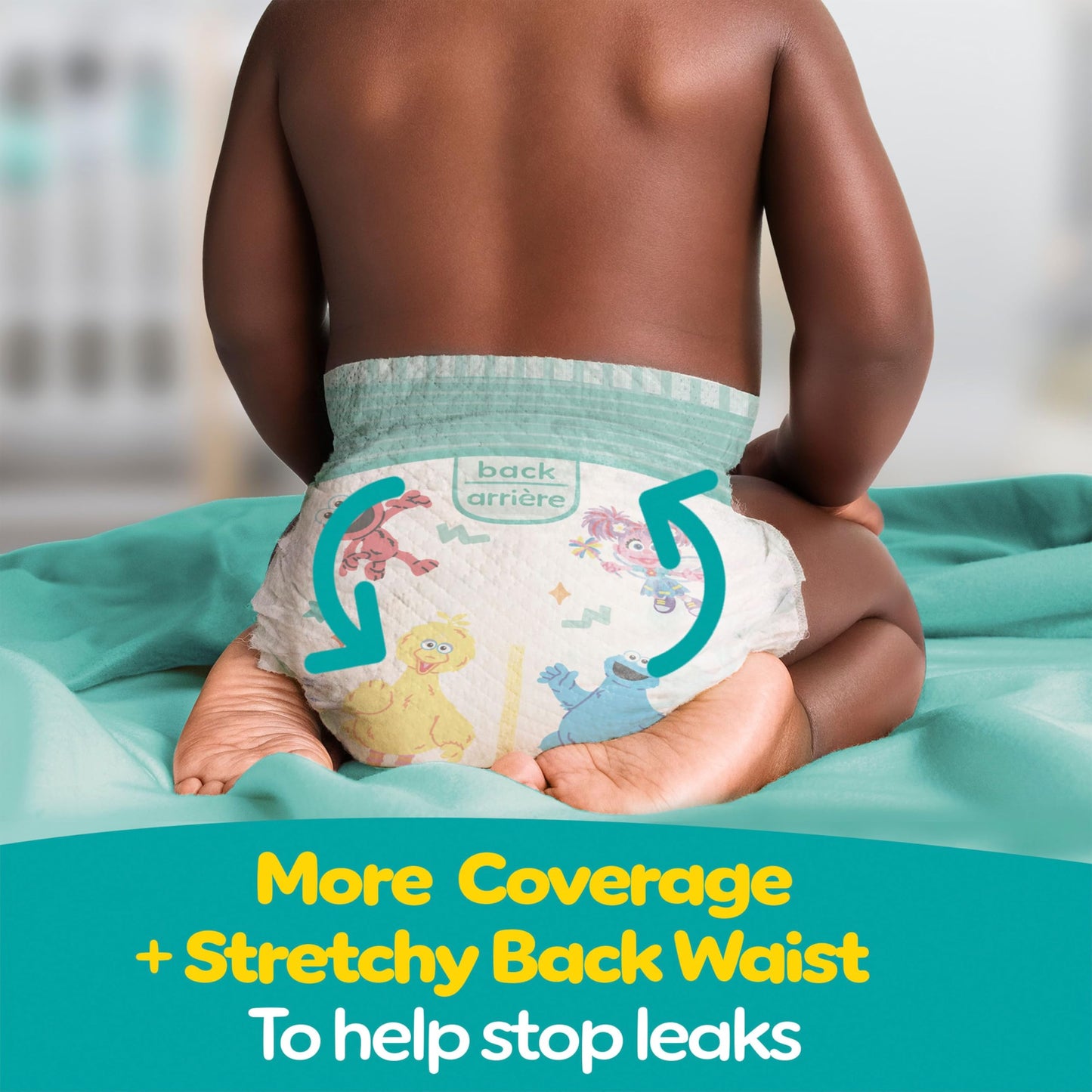 Couches Pampers Baby-Dry Ultra, couches jetables absorbantes, taille 7 (19 kg et plus [41 lb et plus]), 105 couches