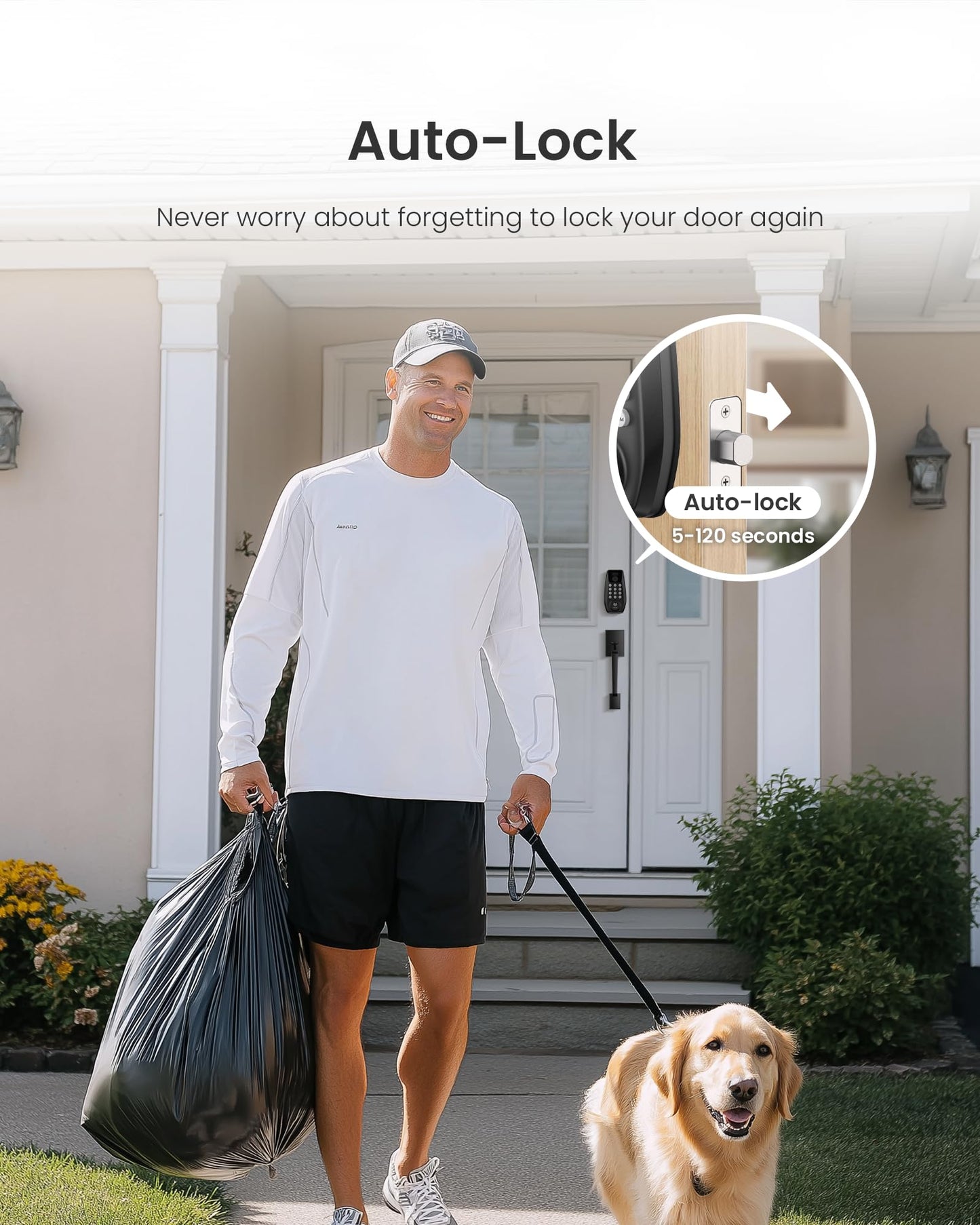 DESLOC C110 Fingerprint Smart Door Lock with Display DESLOC