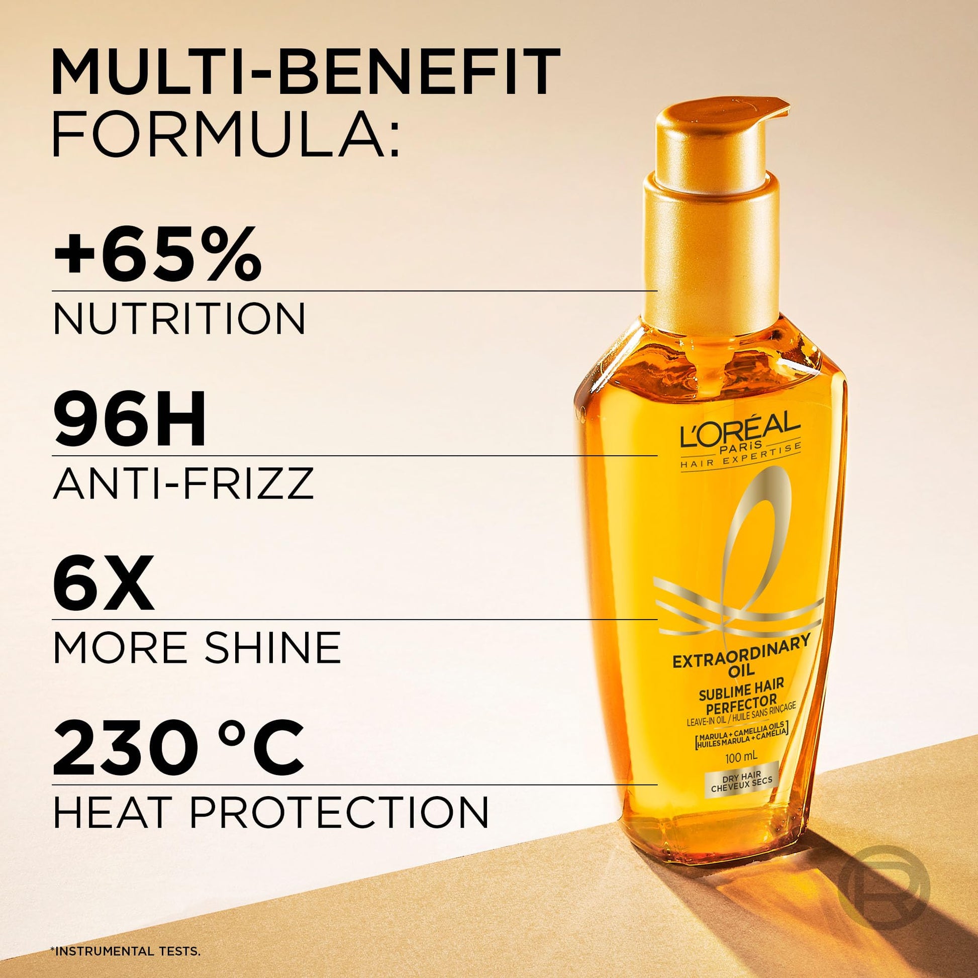 L'Oréal Paris Hair Expertise Extraordinary Oil Sublime Hair Perfector, Hair Serum, Pack of 2, 200ml L'Oreal Paris