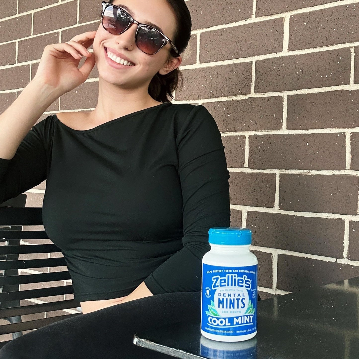 Zellie's Cool Mint Breath Mints | 100% Xylitol | Gluten Free, Vegan & Kosher (540 Count)