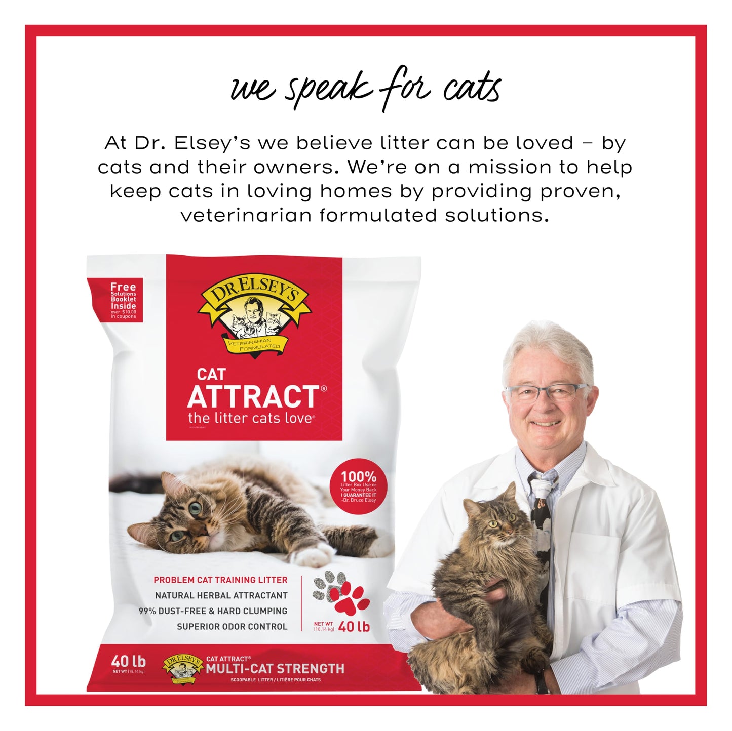Precious Cat Cat Attract Problem Cat Training Litter, 40 Pound Bag 🍁 All In One Marketplace Canada