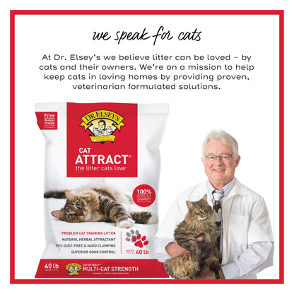Precious Cat Cat Attract Problem Cat Training Litter, 40 Pound Bag 🍁 All In One Marketplace Canada