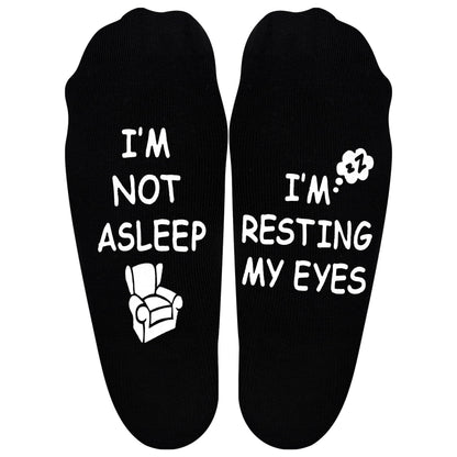 Moyel Funny Socks for Men Funky Novelty Fun Gifts for Men Dad Gifts from Daughter Grandpa Gifts Christmas Fathers Day Birthday Gifts for Him Dad Grandpa Husband Boyfriend - Available at All In One Marketplace Canada
