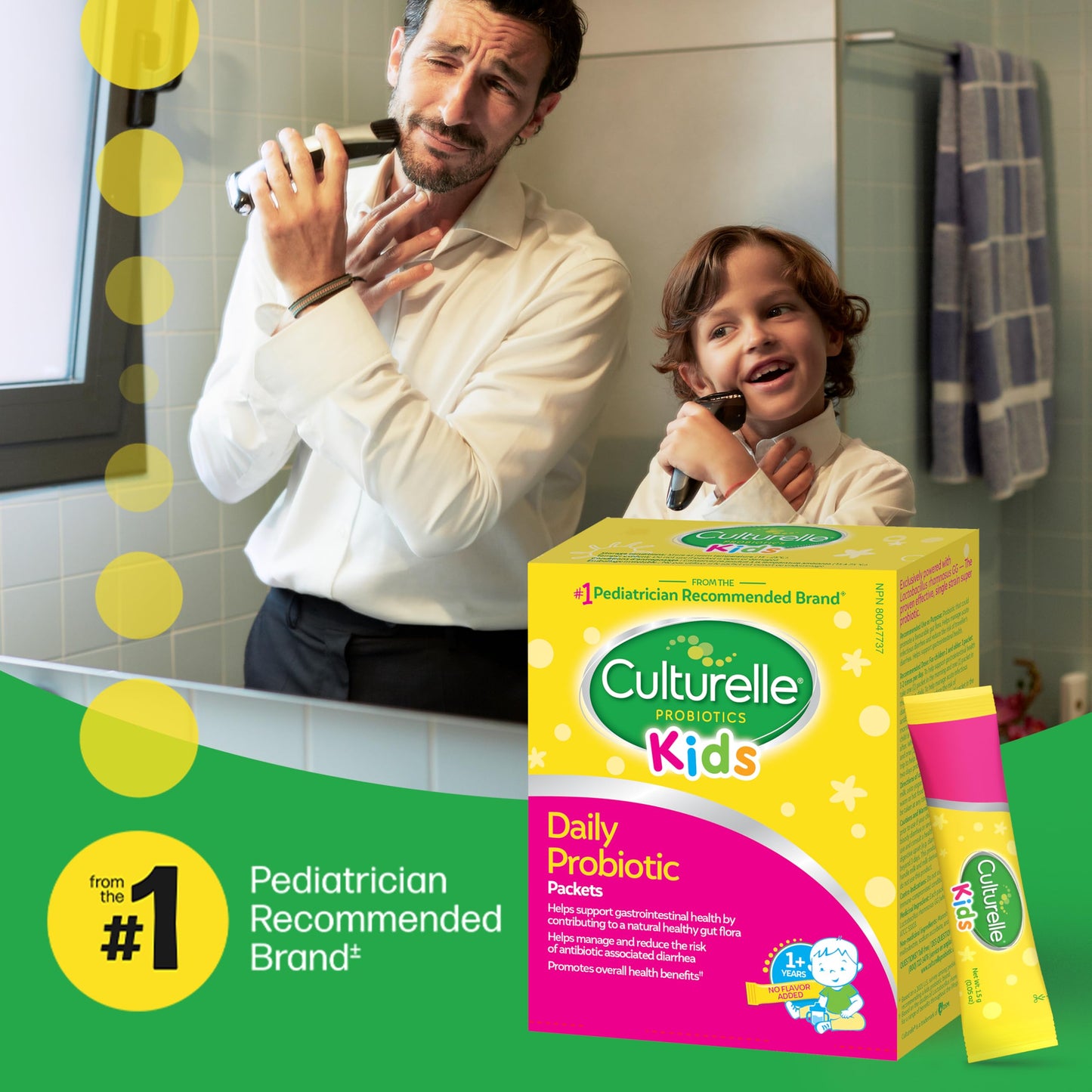 Culturelle Kids Daily Probiotic Packets for Kids | With 100% Naturally Sourced Lactobacillus GG Strain †††††† | Most Clinically Studied Probiotic | Pediatrician Recommended † | 30 Count Packets 🍁 All In One Marketplace Canada