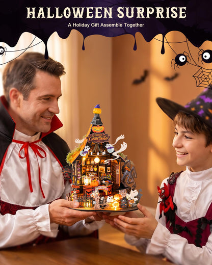 Rolife Halloween Haunted Candy House DIY Miniature Kits 🍁 All In One Marketplace Canada