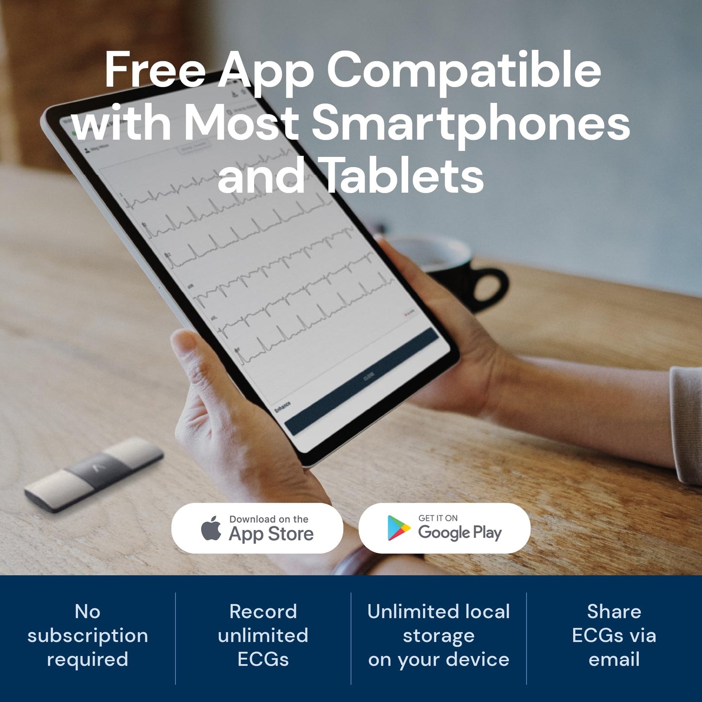 KardiaMobile Six-Lead Personal ECG Monitor - Detect AFib from Home - by AliveCor - Available at All In One Marketplace Canada