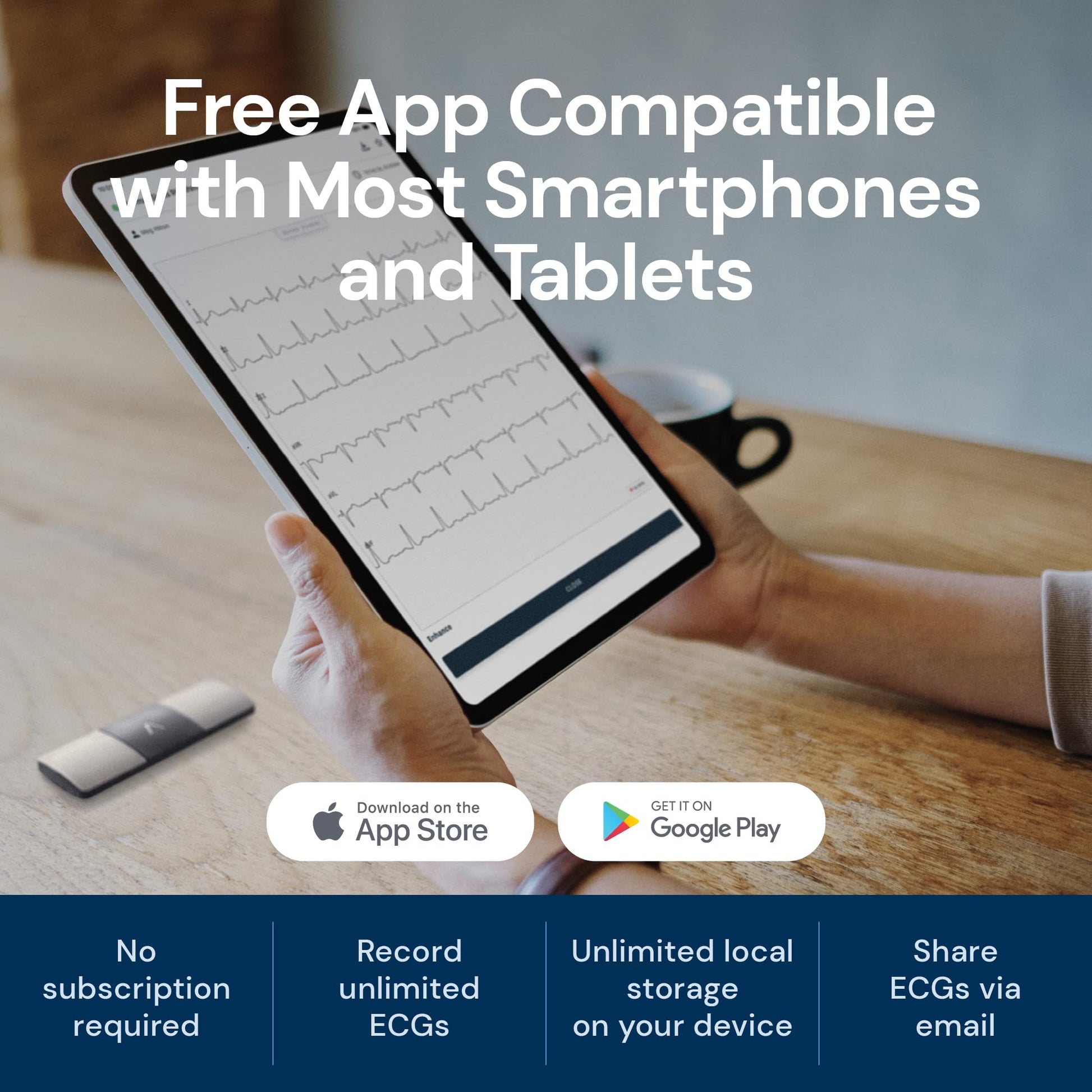 KardiaMobile Six-Lead Personal ECG Monitor - Detect AFib from Home - by AliveCor - Available at All In One Marketplace Canada
