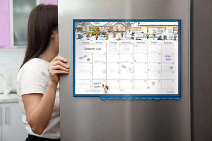 2027 MotherWord Deluxe Magnetic Ultimate Family Calendar and Chore Chart, 16-Month Family Planner, Sept 2026-Dec 2027, English, Large Deluxe Version, 18" x 13.5" (MWFCT12827) 🍁 All In One Marketplace Canada