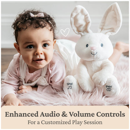 GUND Baby Flora Bunny 12-Inch Interactive Animated Musical Baby Toy 🍁 All In One Marketplace Canada GUND