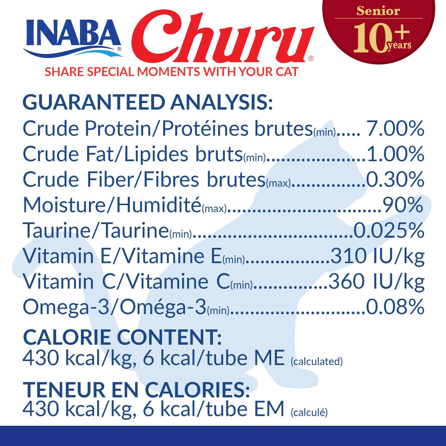 INABA Churu for Senior 10+, Creamy Lickable Cat Treats with Taurine, Vitamin E & C, 14 Grams Each, 60 Tubes, Tuna & Chicken Variety 🍁 All In One Marketplace Canada
