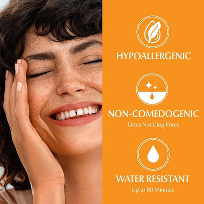 Eucerin Sun Complete Hydration Sunscreen, Daily Face Sunscreen SPF 50 with Hyaluronic Acid and Antioxidants, Hypoallergenic Body SPF 50 Lotion with UVA-UVB Sun Protection, Fragrance Free & Water-Resistant, Suitable for Sensitive Skin, 150 ml Tube - Available at All In One Marketplace Canada