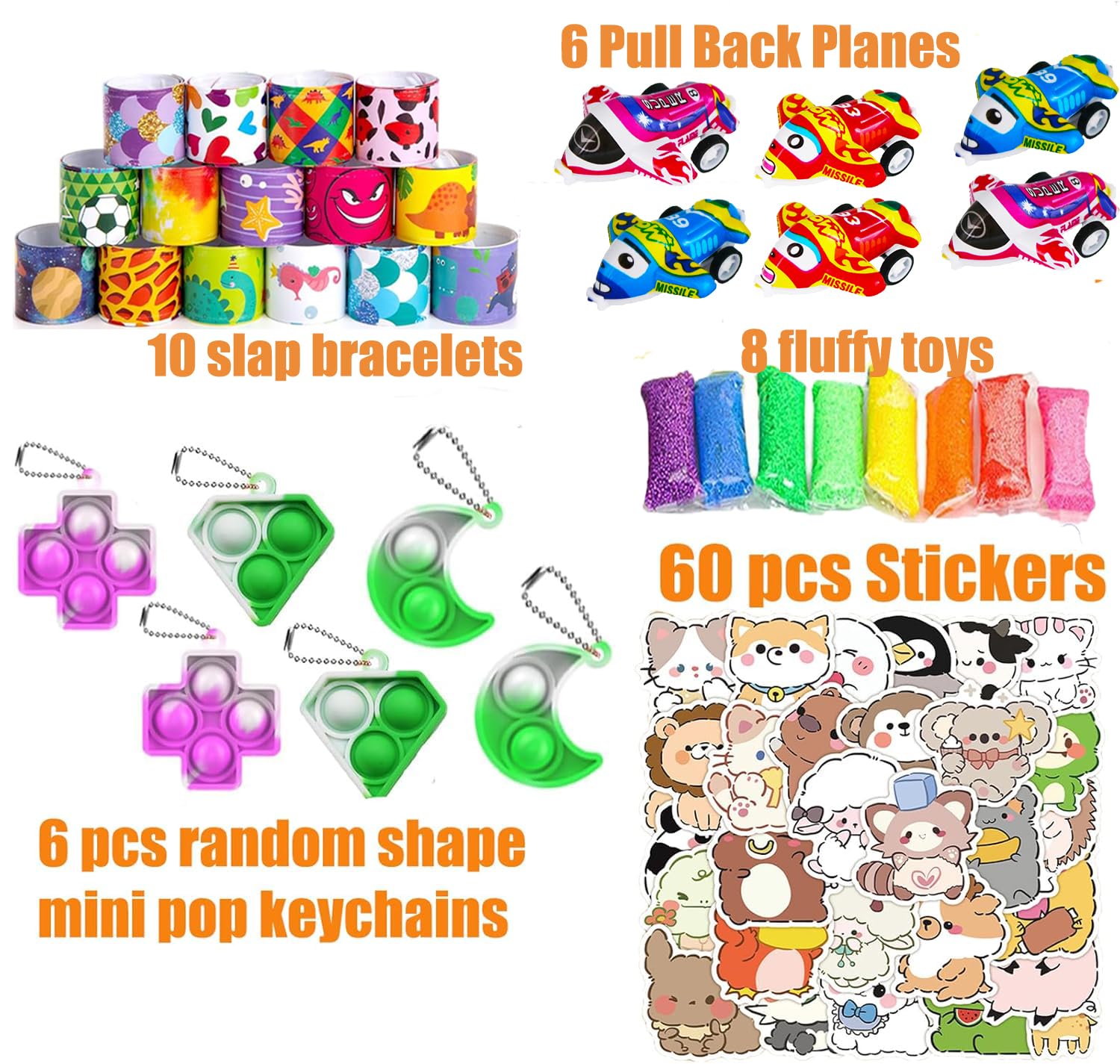 124 Pcs Party Favors for Kids, Goodie Bag Items, Loot Bag Fillers, Pinata Filler, Treasure Box Toys for kids Classroom Prizes, Treasure Chest, Easter Basket Egg Fillers Birthday Gifts
