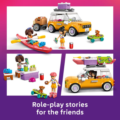 LEGO Friends Friendship Road-Trip Travel Car Toy - Buildable Storytelling Playset with Pretend Play Toys and Puppy Figurine - Fun Birthday Gift Idea for Girls & Boys, Ages 6+ - 42659 LEGO