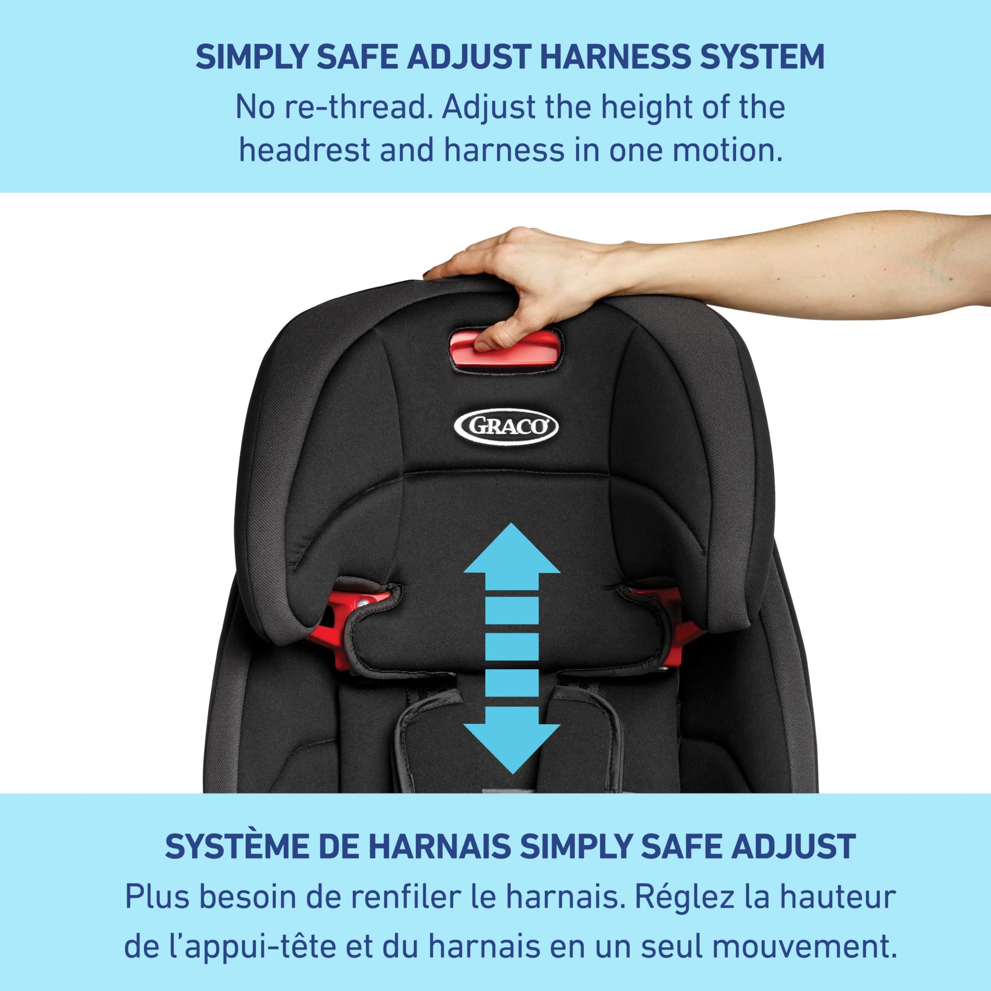 Graco Tranzitions 3-in-1 Harness Booster Seat, Toddler to Big Kid Car Seat from 10-45 kg (22-100lb), Harness/Highback/Backless Booster, Proof