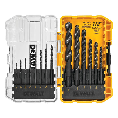 DEWALT Drill Bit Set, Black and Gold, 14-Piece (DWA1184) DEWALT