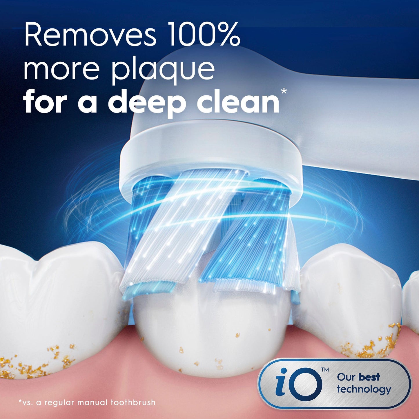 Oral-B iO Series Ultimate Clean Replacement Brush Head for Oral-B iO Series Electric Toothbrushes, White, 2 Count - Available at All In One Marketplace Canada
