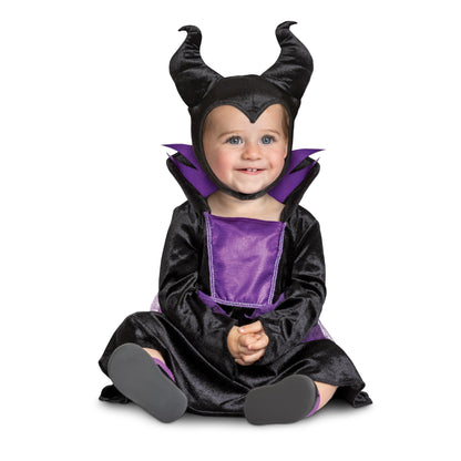 Costume de Maléfique pour tout-petits, tenue officielle Disney Blanche-Neige Maléfique pour Halloween, taille tout-petit (2T)