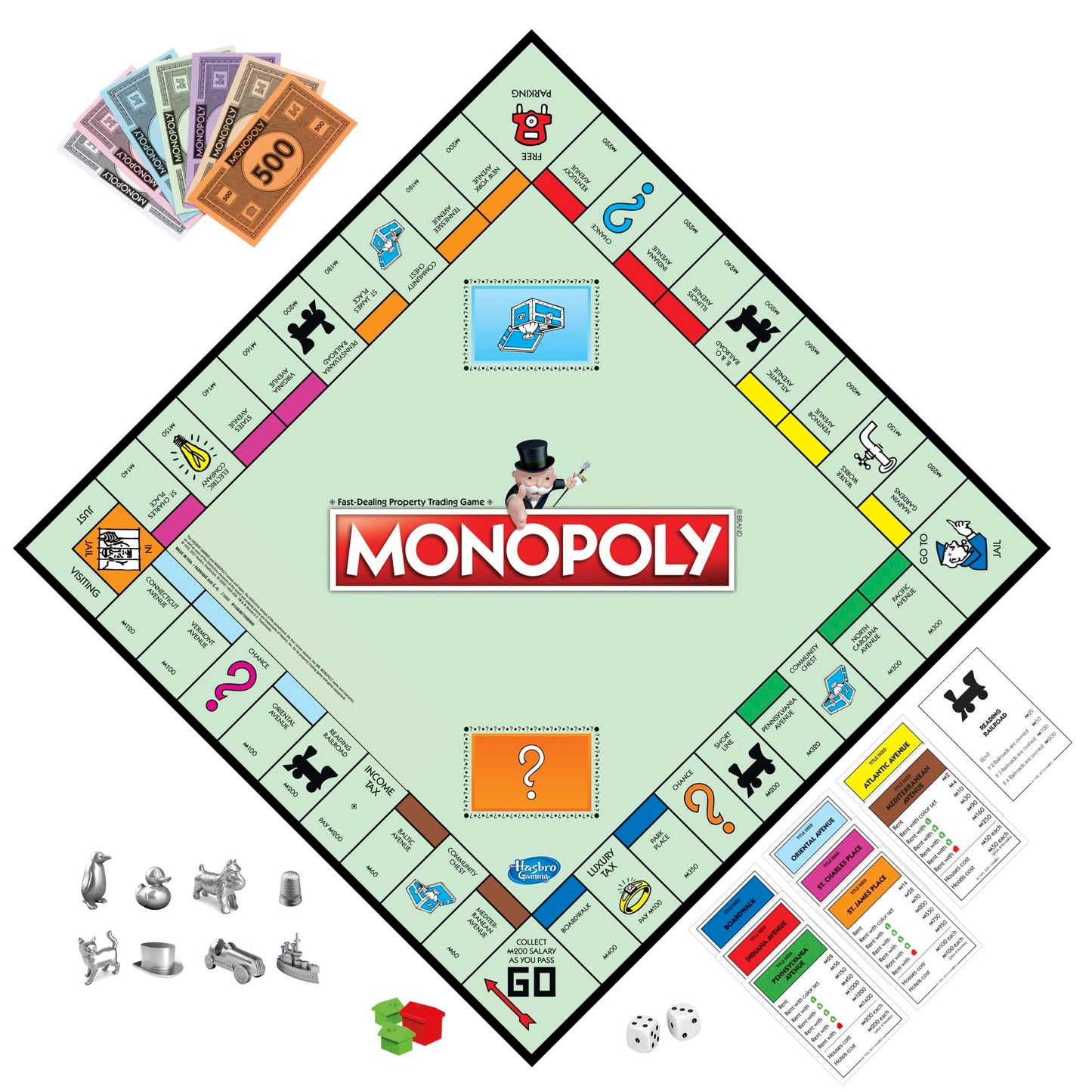 Monopoly Game, Family Board Games for 2 to 6 Players & Kids Ages 8 and Up, Includes 8 Tokens (Token Vote Edition) 🍁 All In One Marketplace Canada