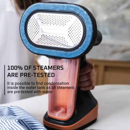 Rowenta Iron Steamer for Clothes, 3in1 Hand Held Steamers, Clothing Steamer, Ironing, Lint Remover, 7.1 Oz Tank, 1875 Watts, Auto-Off, Black, DR8855 Rowenta