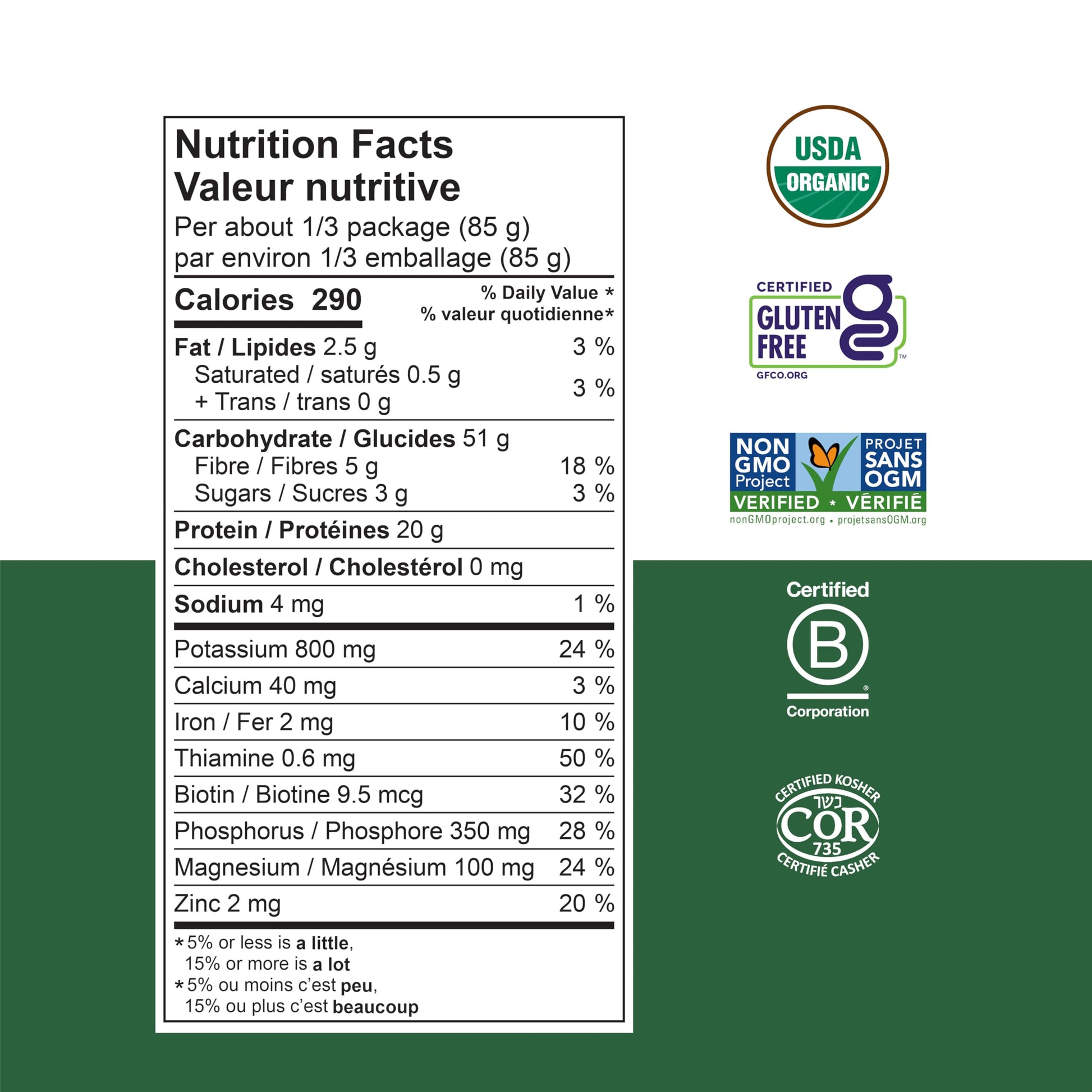 Chickapea Organic Chickpea & Yellow Pea Pasta Variety Pack - 6 Boxes of 227g (Spirals, Penne, Shells)
