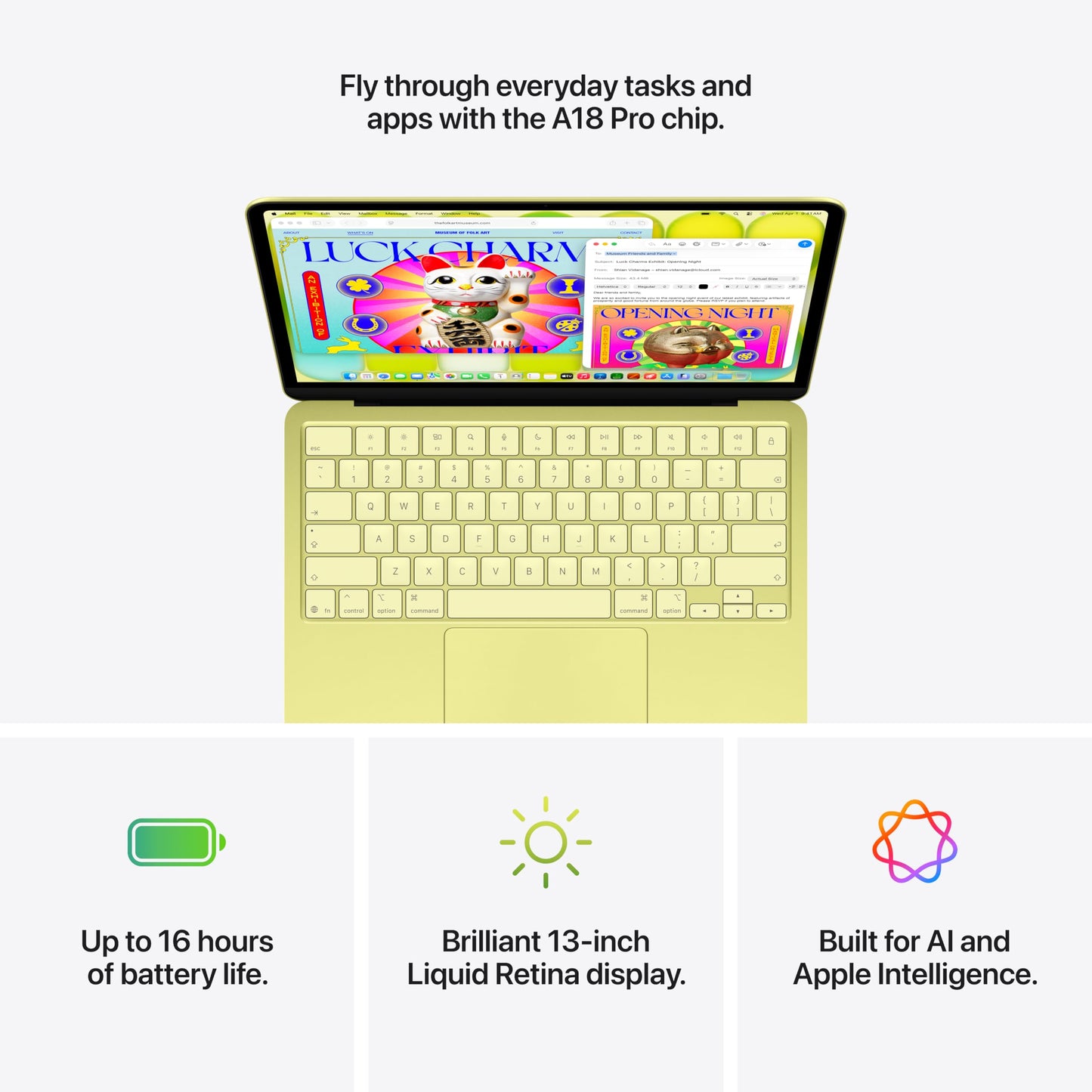 Apple 2026 MacBook Neo 13-inch Laptop with Apple A18 Pro chip (6‑core CPU and 5‑core GPU, 8GB Unified Memory, 256GB) - Indigo - English Keyboard