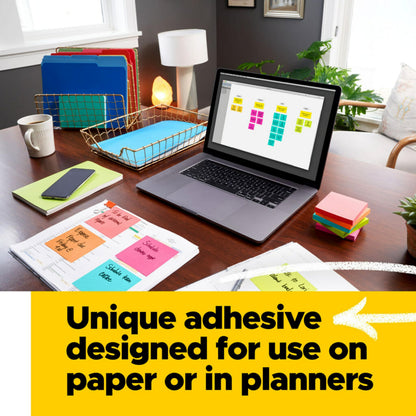 Post-it Pop-up Notes, 3 x 3 in, Poptimistic Collection, 6 Pads Post-It
