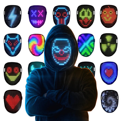 LED Light Up Mask with Gesture Sensing, Kids Toys Gifts for Boys 🍁 All In One Marketplace Canada