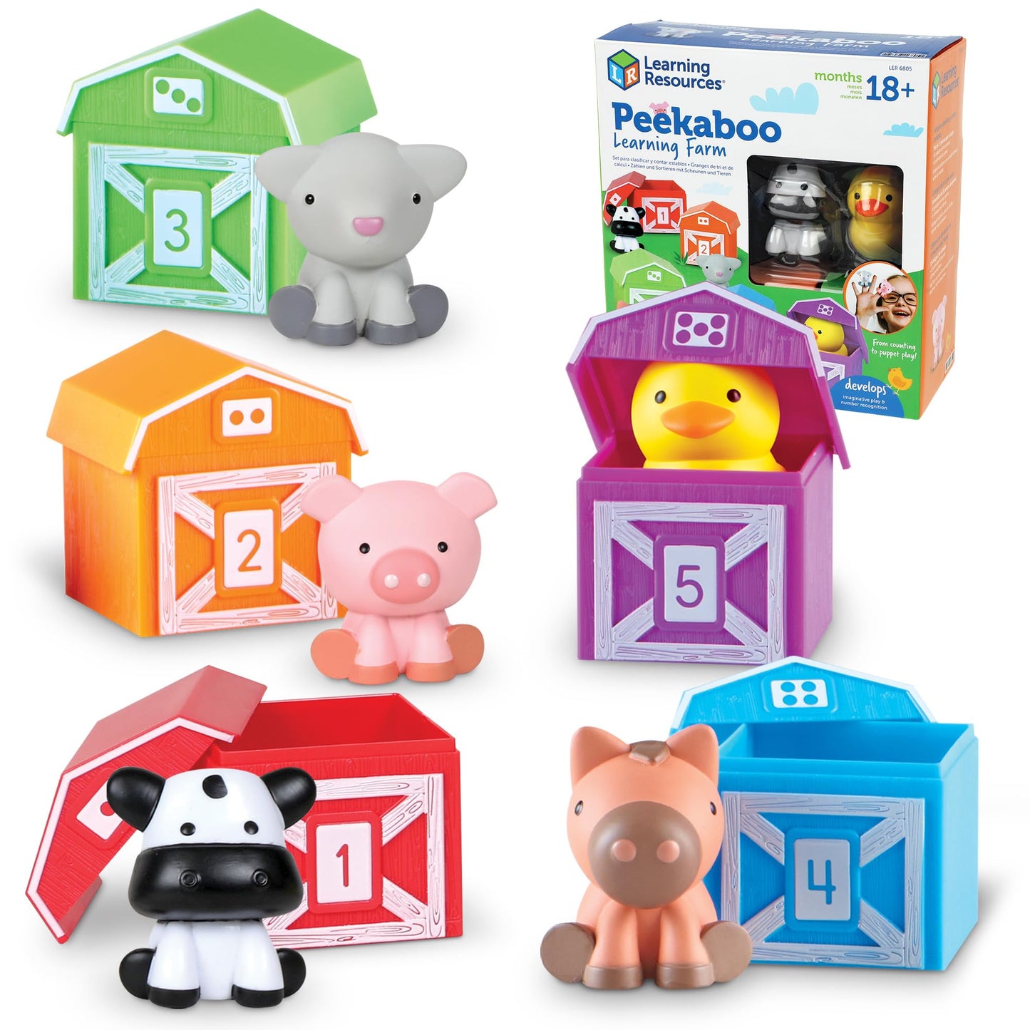 Learning Resources Peekaboo Learning Farm Learning Resources