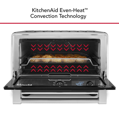 KitchenAid Digital Air Fryer Countertop Oven, KCO124BM, Black Matte